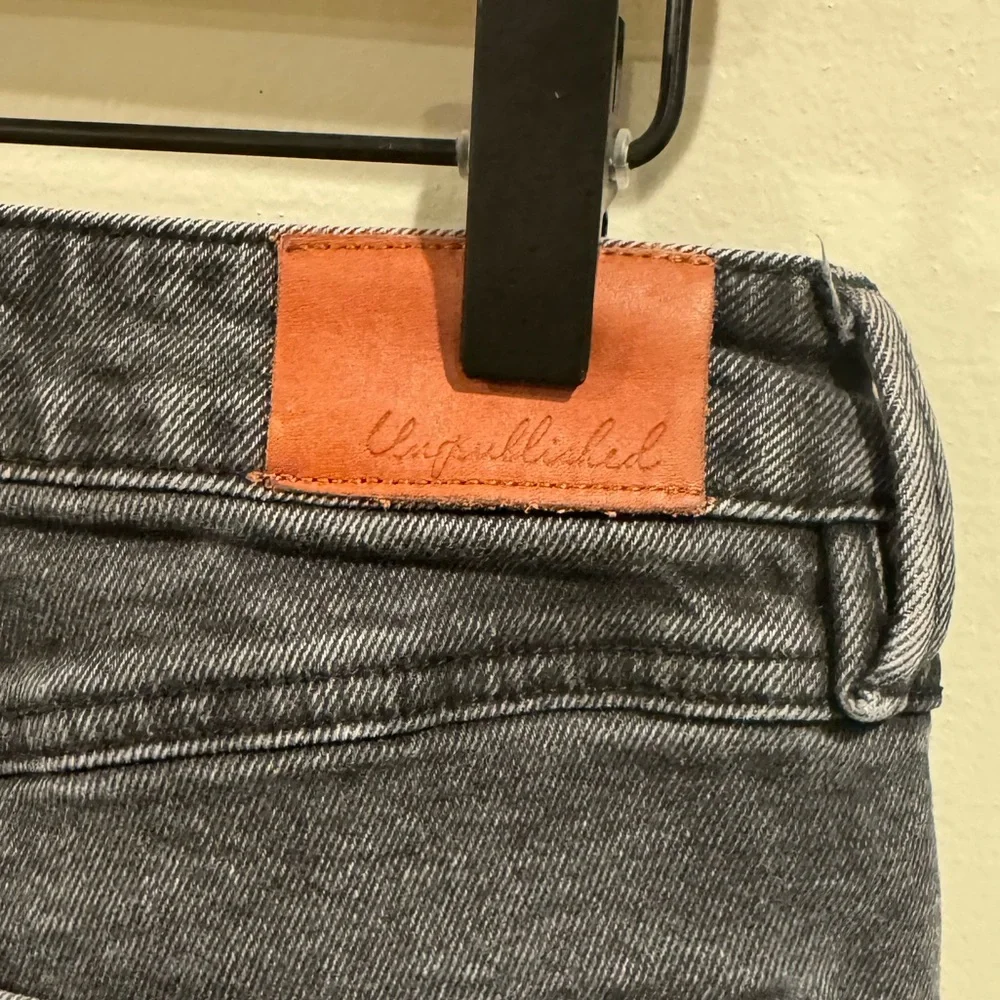 Women’s Unpublished‎ WILLA High-Rise Mom Fit Straight Leg in Riot Black size 24